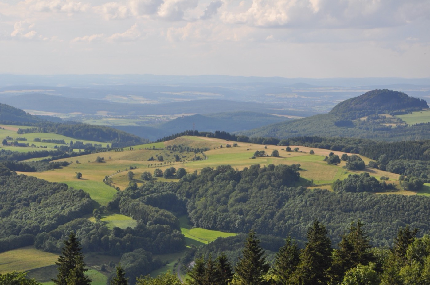 Wolkenzug über der Rhön
